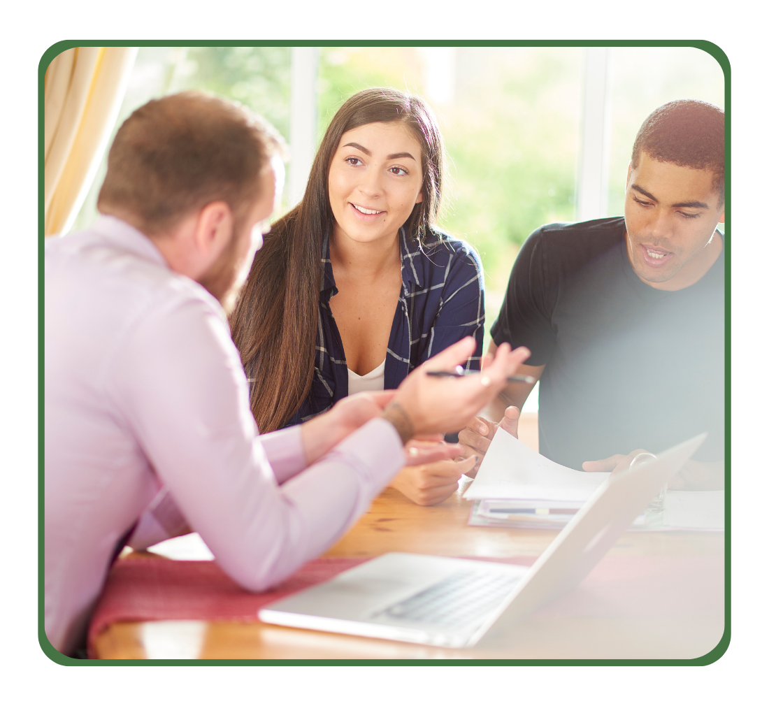 couple meeting with financial advisor